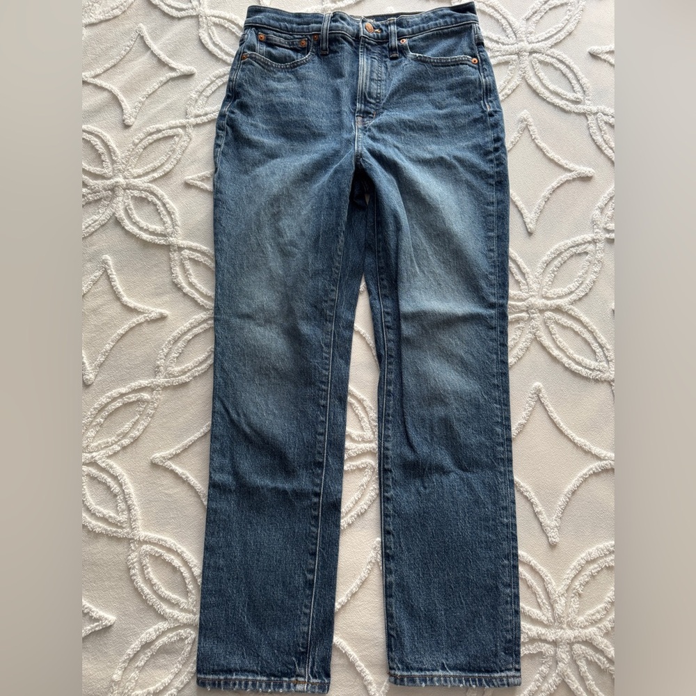 Madewell The Perfect Vintage Jean Size 29 Medium Wash Ankle Length Straight